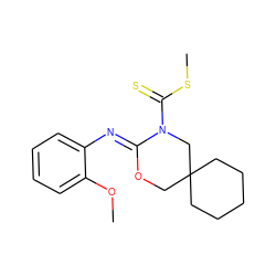 COc1ccccc1/N=C1\OCC2(CCCCC2)CN1C(=S)SC ZINC000040892525