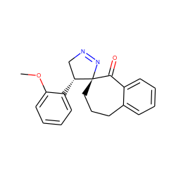 COc1ccccc1[C@@H]1CN=N[C@@]12CCCc1ccccc1C2=O ZINC000004419767