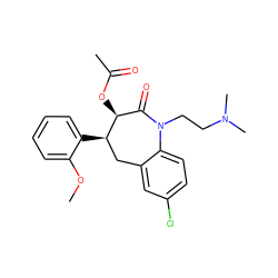 COc1ccccc1[C@@H]1Cc2cc(Cl)ccc2N(CCN(C)C)C(=O)[C@@H]1OC(C)=O ZINC000013450721