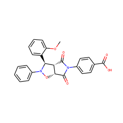 COc1ccccc1[C@H]1[C@@H]2C(=O)N(c3ccc(C(=O)O)cc3)C(=O)[C@@H]2ON1c1ccccc1 ZINC000101520970