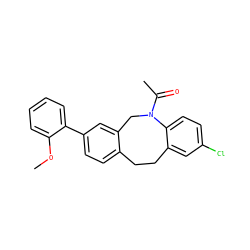 COc1ccccc1-c1ccc2c(c1)CN(C(C)=O)c1ccc(Cl)cc1CC2 ZINC000028571935