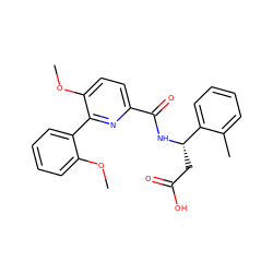 COc1ccccc1-c1nc(C(=O)N[C@@H](CC(=O)O)c2ccccc2C)ccc1OC ZINC000203902394