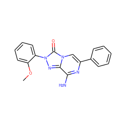 COc1ccccc1-n1nc2c(N)nc(-c3ccccc3)cn2c1=O ZINC001772587805