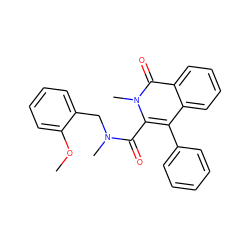 COc1ccccc1CN(C)C(=O)c1c(-c2ccccc2)c2ccccc2c(=O)n1C ZINC000013742624