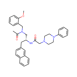 COc1ccccc1CN(C[C@@H](Cc1ccc2ccccc2c1)NC(=O)CN1CCN(c2ccccc2)CC1)C(C)=O ZINC000027862107