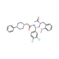 COc1ccccc1CN(C[C@@H](NC(=O)CN1CCN(c2ccccc2)CC1)c1ccc(Cl)c(Cl)c1)C(C)=O ZINC000027864713