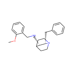 COc1ccccc1CN[C@H]1C2CCN(CC2)[C@H]1Cc1ccccc1 ZINC000036323637