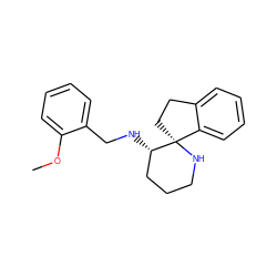 COc1ccccc1CN[C@H]1CCCN[C@@]12CCc1ccccc12 ZINC000026637202