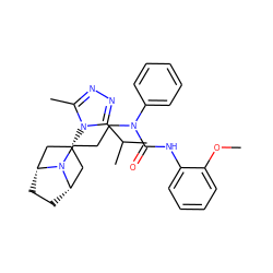 COc1ccccc1NC(=O)N(CCCN1[C@H]2CC[C@@H]1C[C@H](n1c(C)nnc1C(C)C)C2)c1ccccc1 ZINC000101138409