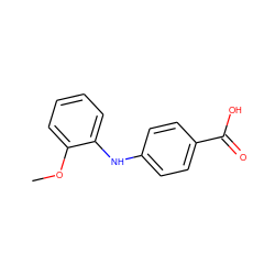 COc1ccccc1Nc1ccc(C(=O)O)cc1 ZINC000050912936