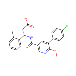 COc1ncc(C(=O)N[C@@H](CC(=O)O)c2ccccc2C)cc1-c1ccc(Cl)cc1 ZINC000261131687