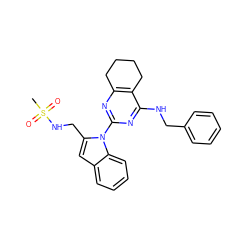 CS(=O)(=O)NCc1cc2ccccc2n1-c1nc2c(c(NCc3ccccc3)n1)CCCC2 ZINC000218993798