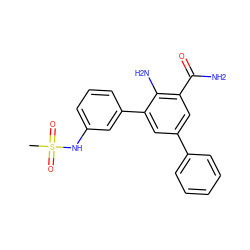 CS(=O)(=O)Nc1cccc(-c2cc(-c3ccccc3)cc(C(N)=O)c2N)c1 ZINC000028703772