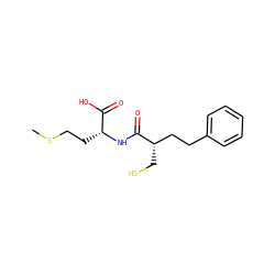 CSCC[C@@H](NC(=O)[C@@H](CS)CCc1ccccc1)C(=O)O ZINC000026494900