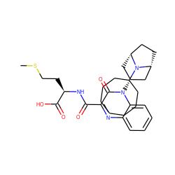 CSCC[C@@H](NC(=O)c1nc2ccccc2n([C@@H]2C[C@@H]3CC[C@H](C2)N3C2CCCCCCC2)c1=O)C(=O)O ZINC000114712910