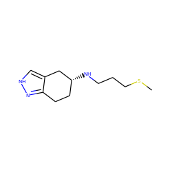 CSCCCN[C@@H]1CCc2n[nH]cc2C1 ZINC000026466482