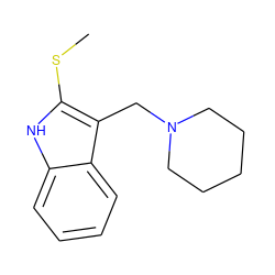 CSc1[nH]c2ccccc2c1CN1CCCCC1 ZINC000020031808