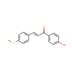 CSc1ccc(/C=C/C(=O)c2ccc(O)cc2)cc1 ZINC000005128114