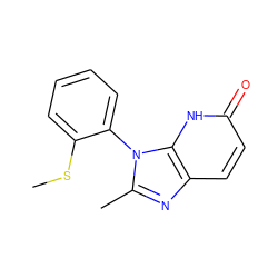 CSc1ccccc1-n1c(C)nc2ccc(=O)[nH]c21 ZINC000118268738