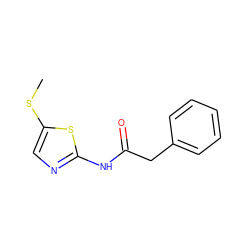 CSc1cnc(NC(=O)Cc2ccccc2)s1 ZINC000028398309