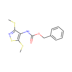 CSc1nsc(SC)c1NC(=O)OCc1ccccc1 ZINC000000180359