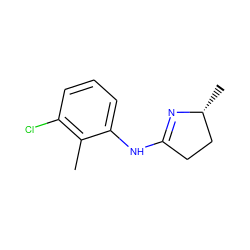 Cc1c(Cl)cccc1NC1=N[C@H](C)CC1 ZINC000143495514