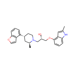 Cc1cc2c(OC[C@@H](O)CN3CC[C@@H](c4cccc5occc45)C[C@@H]3C)cccc2[nH]1 ZINC000095607322