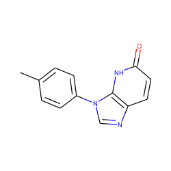 Cc1ccc(-n2cnc3ccc(=O)[nH]c32)cc1 ZINC000118266825