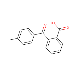 Cc1ccc(C(=O)c2ccccc2C(=O)O)cc1 ZINC000003847474