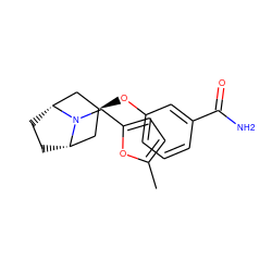 Cc1ccc(CN2[C@H]3CC[C@@H]2C[C@@H](Oc2cccc(C(N)=O)c2)C3)o1 ZINC000101366341