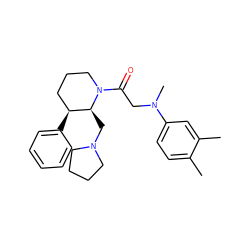 Cc1ccc(N(C)CC(=O)N2CCC[C@H](c3ccccc3)[C@@H]2CN2CCCC2)cc1C ZINC000029042516