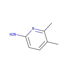 Cc1ccc(N)nc1C ZINC000001621612