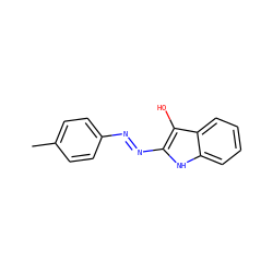 Cc1ccc(N=Nc2[nH]c3ccccc3c2O)cc1 ZINC000254036104
