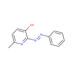 Cc1ccc(O)c(/N=N/c2ccccc2)n1 ZINC000100001934