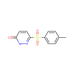 Cc1ccc(S(=O)(=O)c2ccc(=O)[nH]n2)cc1 ZINC000011536215