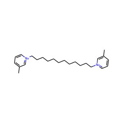 Cc1ccc[n+](CCCCCCCCCCCC[n+]2cccc(C)c2)c1 ZINC000013859952