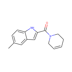 Cc1ccc2[nH]c(C(=O)N3CC=CCC3)cc2c1 ZINC000096282478