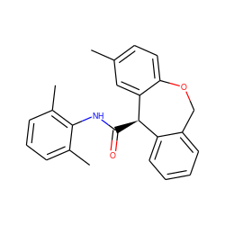 Cc1ccc2c(c1)[C@H](C(=O)Nc1c(C)cccc1C)c1ccccc1CO2 ZINC000013735129