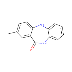 Cc1ccc2c(c1)C(=O)Nc1ccccc1N2 ZINC000063540144