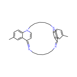 Cc1ccc2c(c1)C1=NCCCCCN=C3C=CN(CCCCCN2C=C1)c1ccc(C)cc13 ZINC000377853463