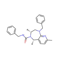 Cc1ccc2c(n1)N(Cc1ccccc1)C[C@@H](C)N(C(=O)NCc1ccccc1)[C@H]2C ZINC001772589187