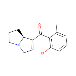 Cc1cccc(O)c1C(=O)C1=CCN2CCC[C@@H]12 ZINC000049089354