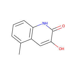 Cc1cccc2[nH]c(=O)c(O)cc12 ZINC000040954935