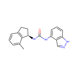 Cc1cccc2c1[C@H](NC(=O)Nc1cccc3[nH]ncc13)CC2 ZINC000028964941