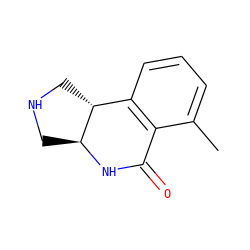 Cc1cccc2c1C(=O)N[C@H]1CNC[C@H]21 ZINC000034605038