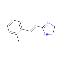 Cc1ccccc1/C=C/C1=NCCN1 ZINC000002510570