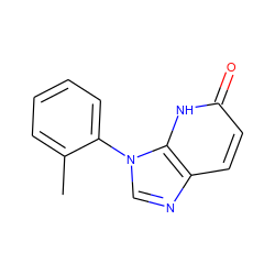 Cc1ccccc1-n1cnc2ccc(=O)[nH]c21 ZINC000118268844