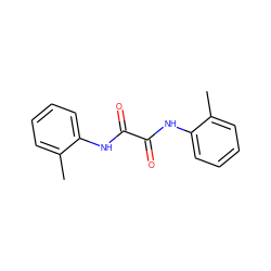 Cc1ccccc1NC(=O)C(=O)Nc1ccccc1C ZINC000001712658