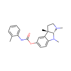 Cc1ccccc1NC(=O)Oc1ccc2c(c1)[C@]1(C)CCN(C)[C@@H]1N2C ZINC000013470185