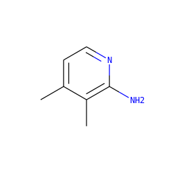 Cc1ccnc(N)c1C ZINC000026145526